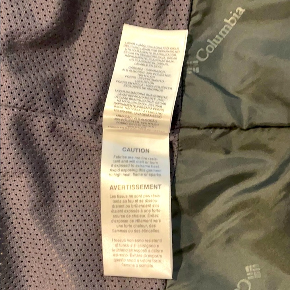 Columbia Men’s Full Zip Jacket Size XL - Picture 10 of 16